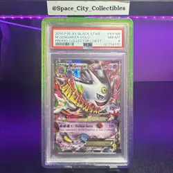 Pokemon TCG Mega Gengar EX XY166 Promo 2016 PSA 8 - Image 1