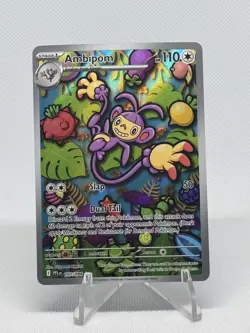 2025 Pokemon Phantasmal Flames Ambipom Illustration Rare 107/094 - Image 1