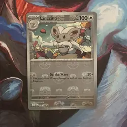 🔥Cinccino (Master Ball Pattern) SV: Black Bolt 076/086 Pokemon TCG NM+🔥 - Image 1