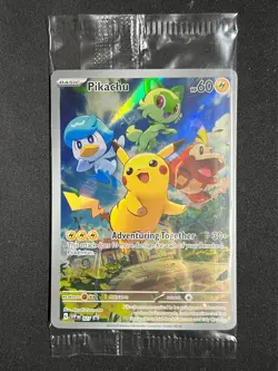 Pikachu SVP027 Black Star Promo Pokemon 2023 Paldea Evolved - New Sealed - Image 1