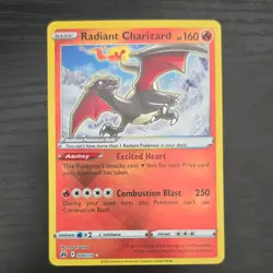 Pokemon TCG Radiant Charizard Crown Zenith Holo Rare 020/159 160HP Dragon - Image 1