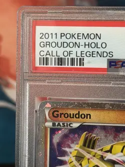 Pokemon TCG Groudon Call of Legends SL4 PSA 7 Near Mint English Holo Rare - Image 4