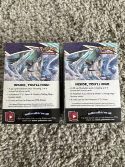 2x Pokemon Chilling Reign Build and Battle Boxes Deck Lot New Sealed - Image 2