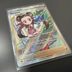 Pokemon TCG Roxanne Astral Radiance Holo Full Art Ultra Rare 188/189 NM Perfect - Image 1