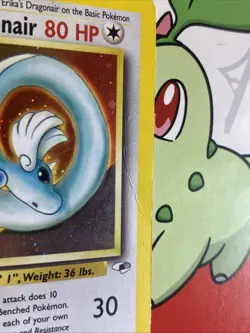 Pokemon TCG Erika's Dragonair 4/132 Gym Heroes Holo Rare Unlimited Vintage MP - Image 5