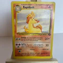 Rapidash 44/64 (Unlimited) Uncommon Pokemon Jungle Heavy Play+ - Image 1