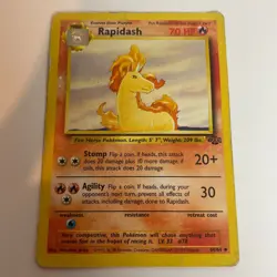 Rapidash 44/64 (Unlimited) Uncommon Pokemon Jungle Heavy Play+ - Image 3