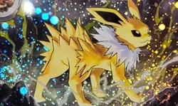 Pokemon Jolteon Black Star Promo 169 Cosmos Holo Double Swirl PSA 9 Mint - Image 2