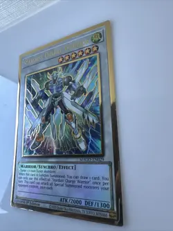 Yugioh Stardust Charge Warrior MAGO-EN029 Gold Rare 1st Ed NM - Image 3