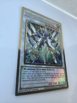 Yugioh Stardust Charge Warrior MAGO-EN029 Gold Rare 1st Ed NM - Image 4
