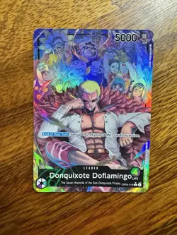 One Piece Donquixote Doflamingo Leader Alternate Art OP04-019 NM - Image 1