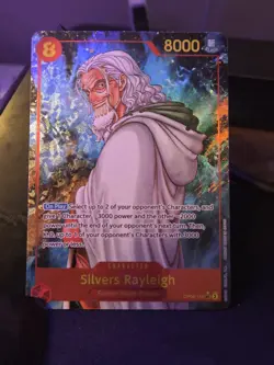 2024 ONE PIECE OP08-TWO LEGENDS ALTERNATE ART #118 SILVERS RAYLEIGH - Image 2