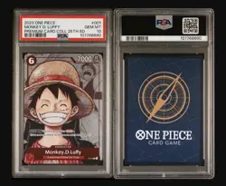 PSA 10 Monkey.D.Luffy 25th Anniversary Collection P01-001 (P) 2023 One Piece EN - Image 3