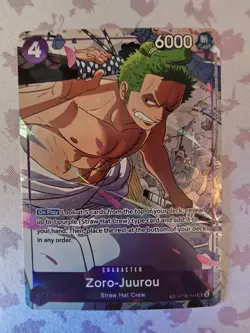 Zoro-Juurou Treasure Rare TR One Piece ST18-004 Emperors in the New World - Image 1