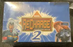 Marvel Recharge 2 Collectible Card Game 8 Starter Sets Box NIB New Sealed CCG - Image 1