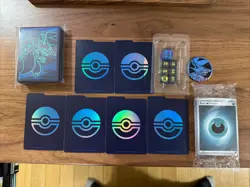 Pokemon Phantasmal Flames ETB items - Sleeves Coin Dividers Dice Energy Cards - Image 1