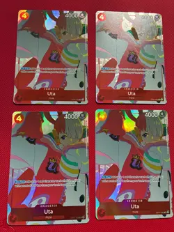 Uta (Gift Collection 2023) OP01-005 One Piece Promotion Cards Foil ENGLISH x4 - Image 1