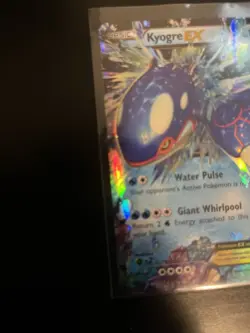 XY Primal Clash Kyogre EX Full Holo Card 54/160 - Image 3