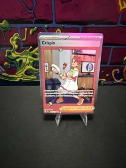 Pokemon TCG Crispin Trainer Prismatic Evolutions Card 171/131 NM Condition - Image 1