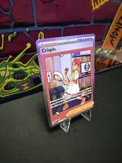 Pokemon TCG Crispin Trainer Prismatic Evolutions Card 171/131 NM Condition - Image 2
