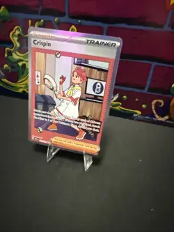 Pokemon TCG Crispin Trainer Prismatic Evolutions Card 171/131 NM Condition - Image 3