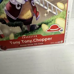 Tony Tony.Chopper ST21-008 C, RED STRAW HAT LOGO 45, (kito), one piece card - Image 5