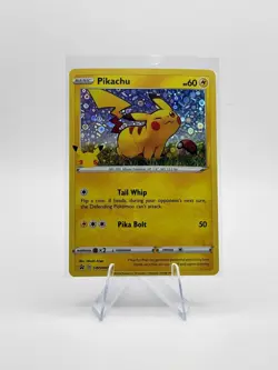 Pikachu SWSH039 General Mills Pokemon TCG Sword Shield Black Star Promo Card - Image 1