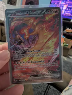Team Rocket's Moltres EX Pokemon TCG DRI Holo Card 229/182 English - Image 2