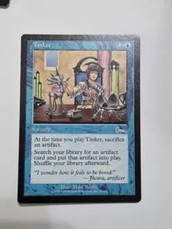 Tinker Urza's Legacy Magic The Gathering MTG Card Nrmt - Image 1