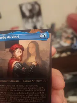 Leonardo da Vinci Borderless Universes Beyond Assassin's Creed MTG - Image 4