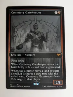 MTG - Cemetery Gatekeeper - DBL - M - Foil - 415 - Image 1