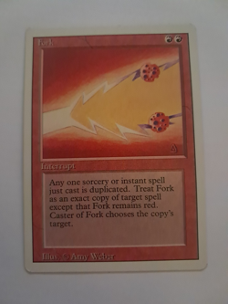 Fork MP Reserved List 3rd Edition Revised MTG Magic the Gathering - Image 1