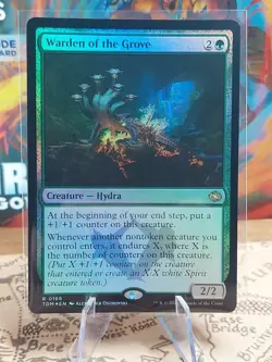 x1 Warden of the Grove - Foil R MTG Tarkir: Dragonstorm M/NM, English - Image 1