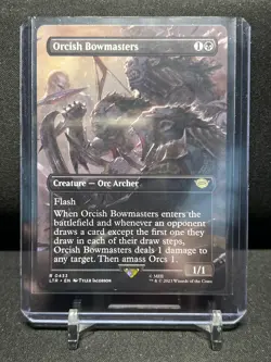 Orcish Bowmasters - Borderless - Magic MTG 2023 Lord of the Rings NM - Image 1