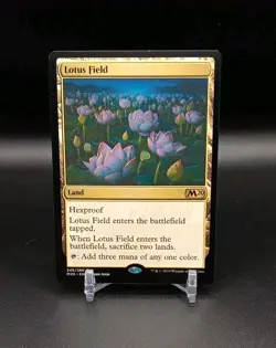MTG Lotus Field #249- M20- Regular Rare-NM Condition - Image 1