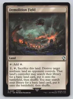 MTG - Commander: FINAL FANTASY - Demolition Field #385 -C952 - Image 1