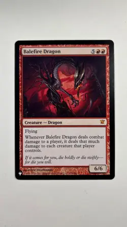 MTG The List Balefire Dragon #129 Magic the Gathering - Image 1