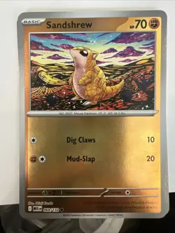Pokemon Mega Evolutions Sandshrew #68 Reverse Holo - Image 1