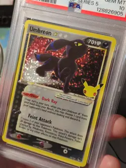 Pokemon UMBREON GOLD STAR PSA 10 CELEBRATIONS GEM MINT 2021 Sword & Shield - Image 3