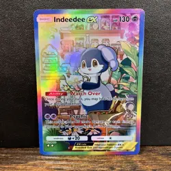 Pokemon TCG Pocket Indeedee ex Holographic SIR - Fan Art - Image 1