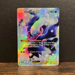 Pokemon TCG Pocket Shiny Darkrai ex Holographic SIR Deluxe ex - Fan Art - Image 1