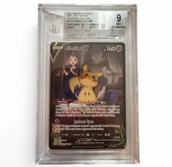 POKEMON BRILLIANT STARS #TG16/TG30 MIMIKYU V FULL ART TRAINER GALLERY BGS 9 MINT - Image 1