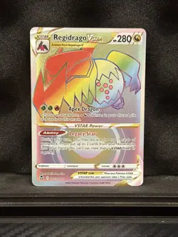 Regidrago VSTAR #201/195 Silver Tempest NM/Near Mint Pokemon 2022 - Image 1