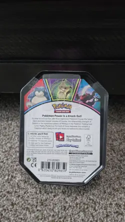 Brand New/Factory Sealed ~ Pokemon TCG's ~ Mighty Mysterious Tin! Snorlax - Image 2