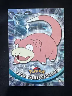 Slowpoke #79 2000 Topps Series 2 Pokemon Blue Logo TV Animation Edition - Image 1