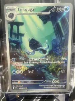 Pokemon Tirtouga Illustration Rare Holo 106/086 Sv: Black Bolt 100 HP English - Image 1