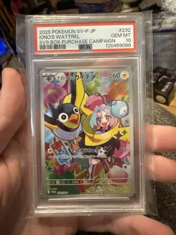 Pokemon Iono's Wattrel Japanese Promo 232/Sv-p PSA 10 - Image 1