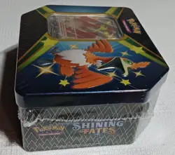 Pokemon TCG: Shining Fates Tin Featuring Cramorant V Factory Sealed - Image 5