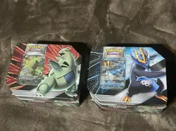 Pokemon Tyranitar & Empoleon V-Strikers Tin Set - Image 1