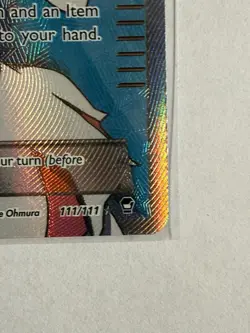 Pokemon TCG XY Furious Fists Korrina 111/111 Full Art Ultra Rare Holo MP - Image 4
